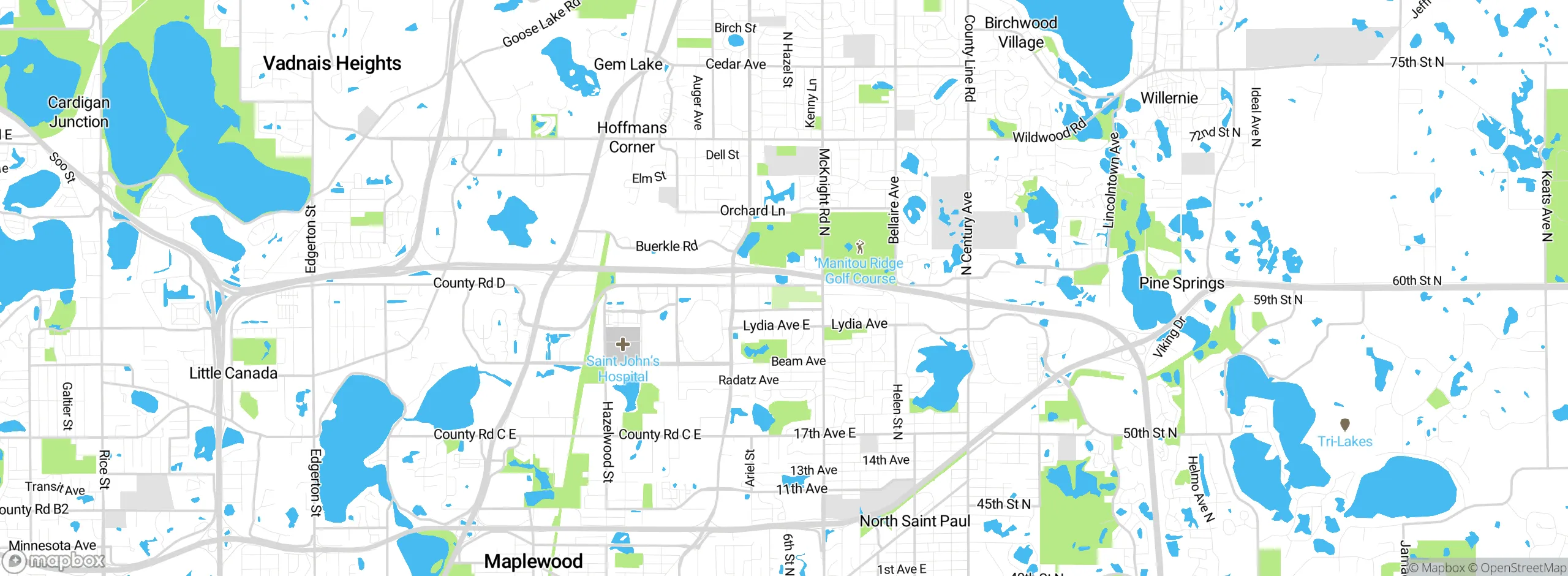 Map showing approximate location