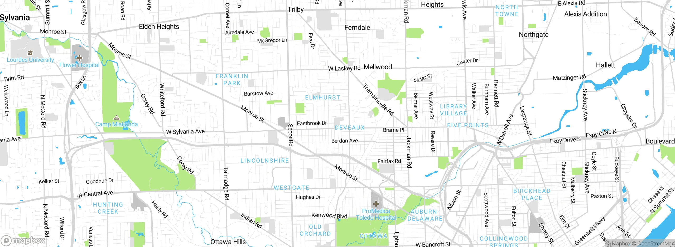 Map showing approximate location