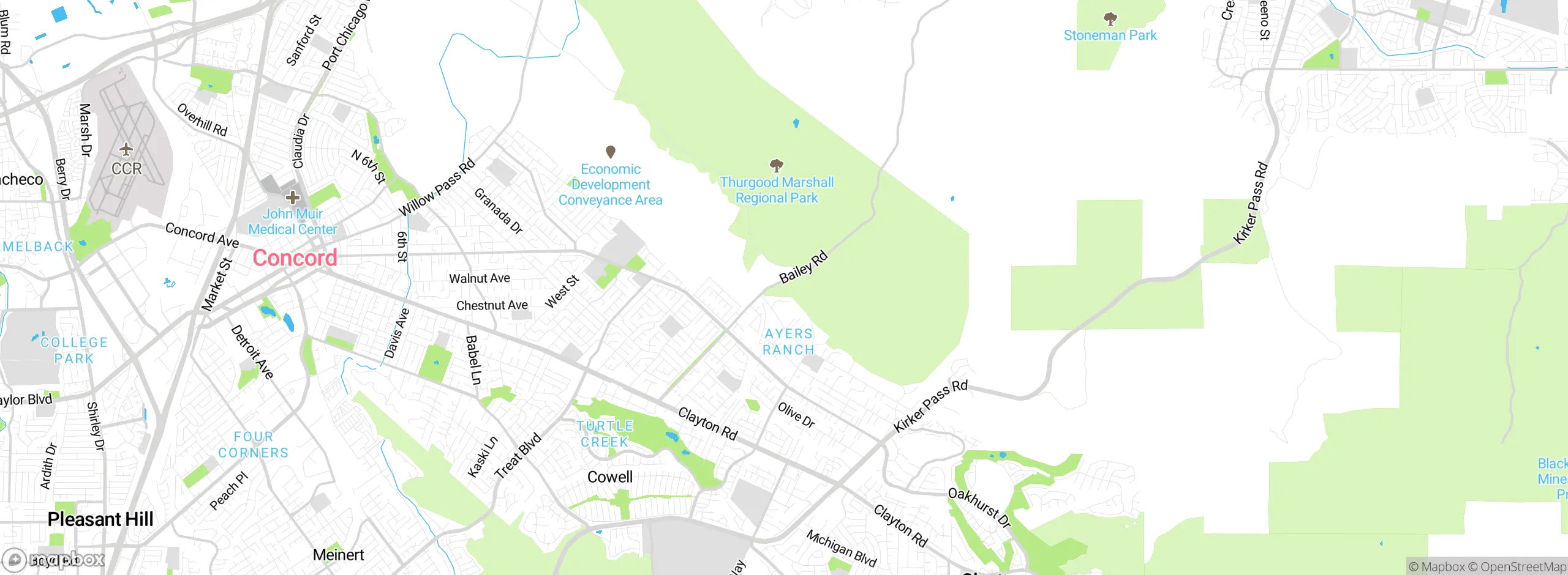Map showing approximate location