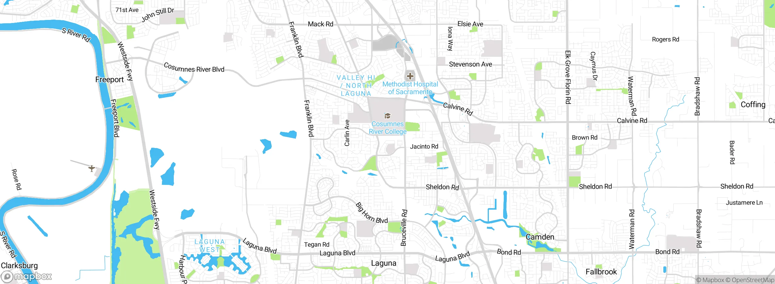 Map showing approximate location