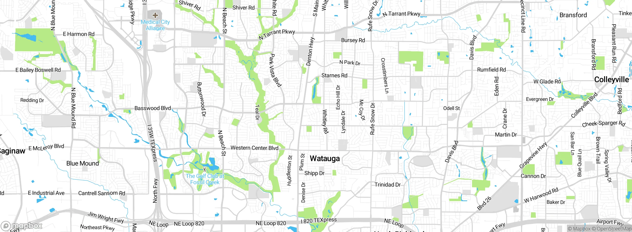 Map showing approximate location