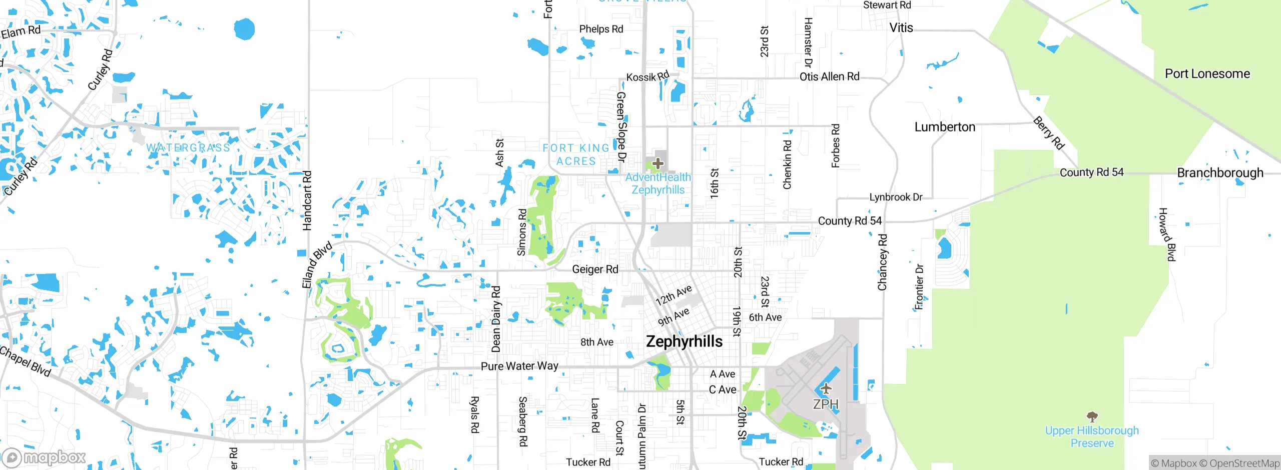 Map showing approximate location