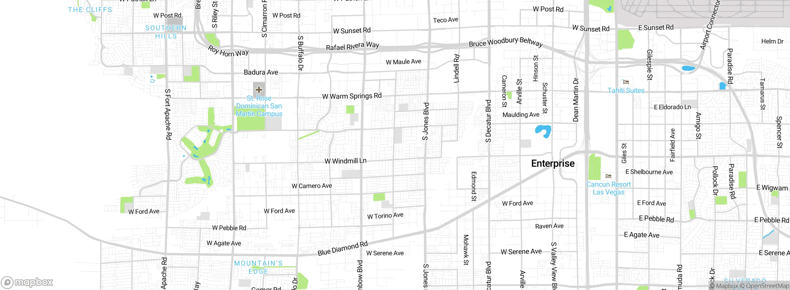 Map showing approximate location