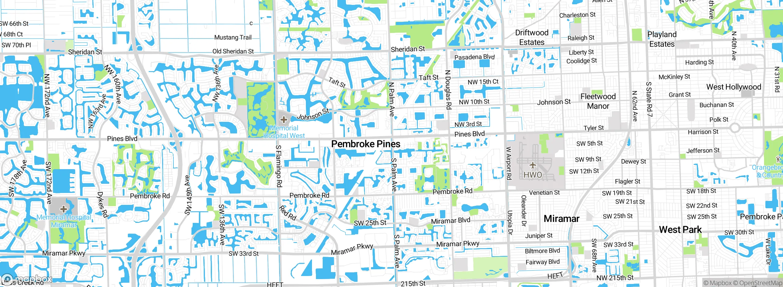 Map showing approximate location