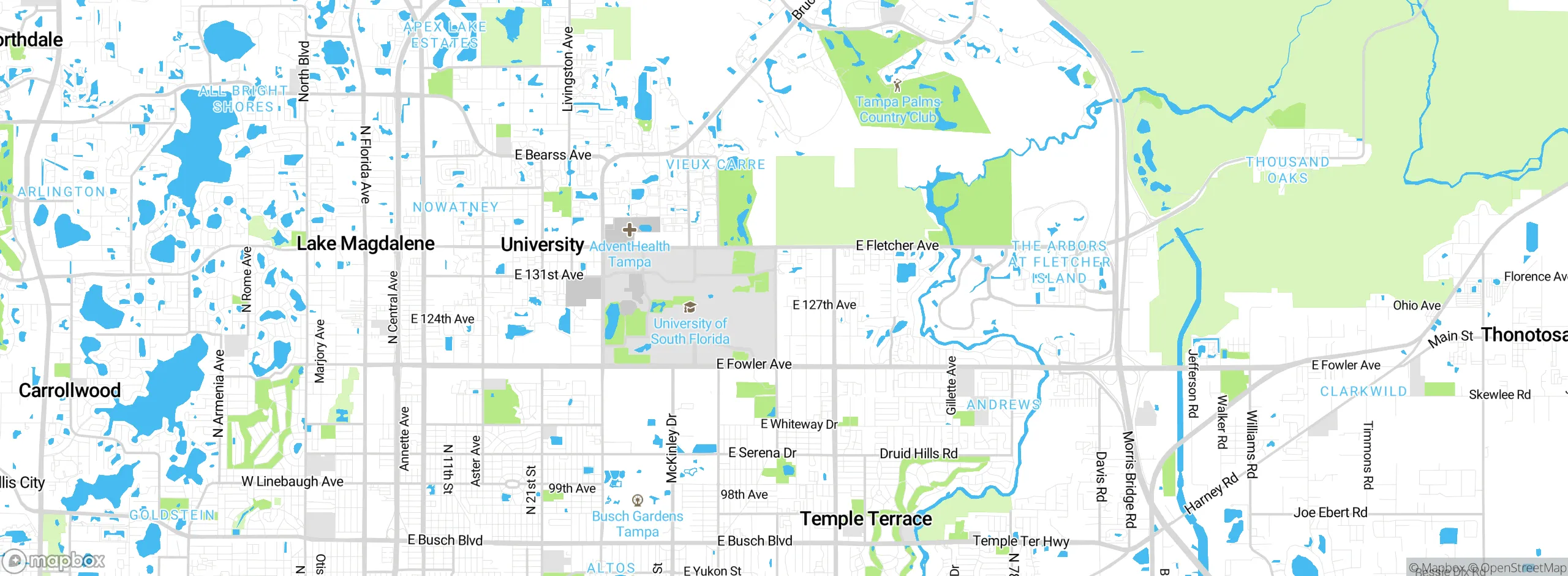Map showing approximate location