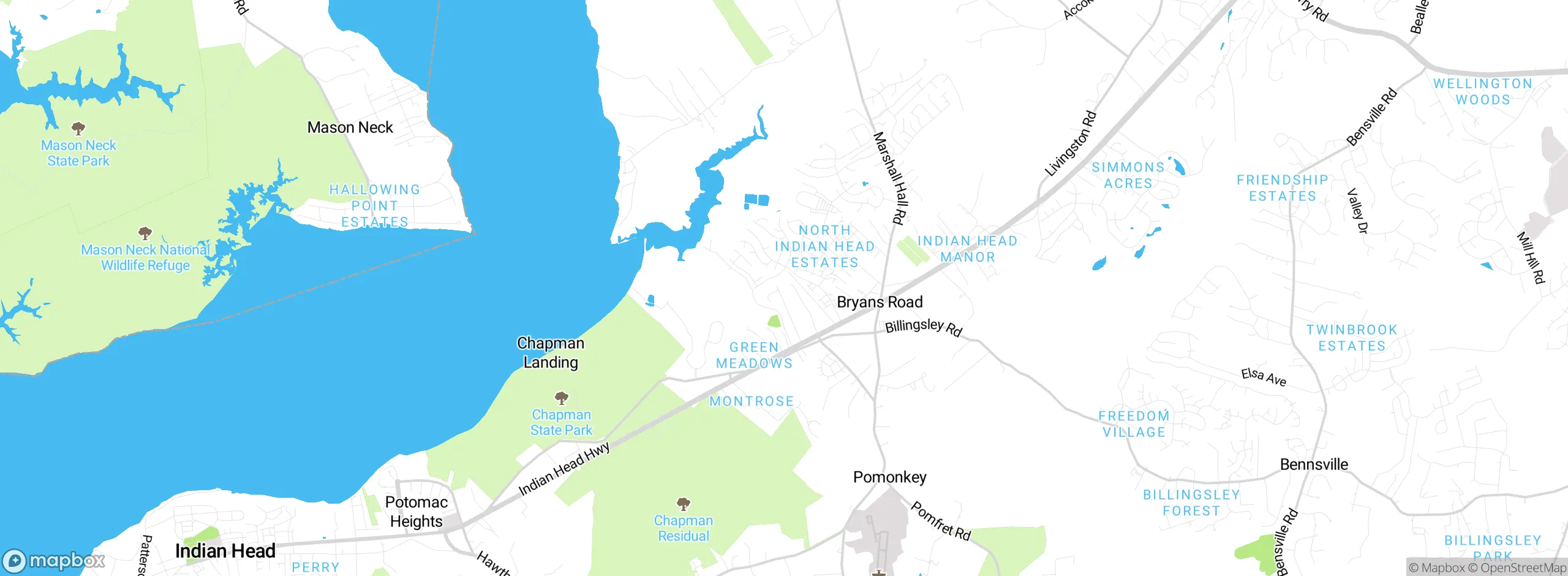 Map showing approximate location