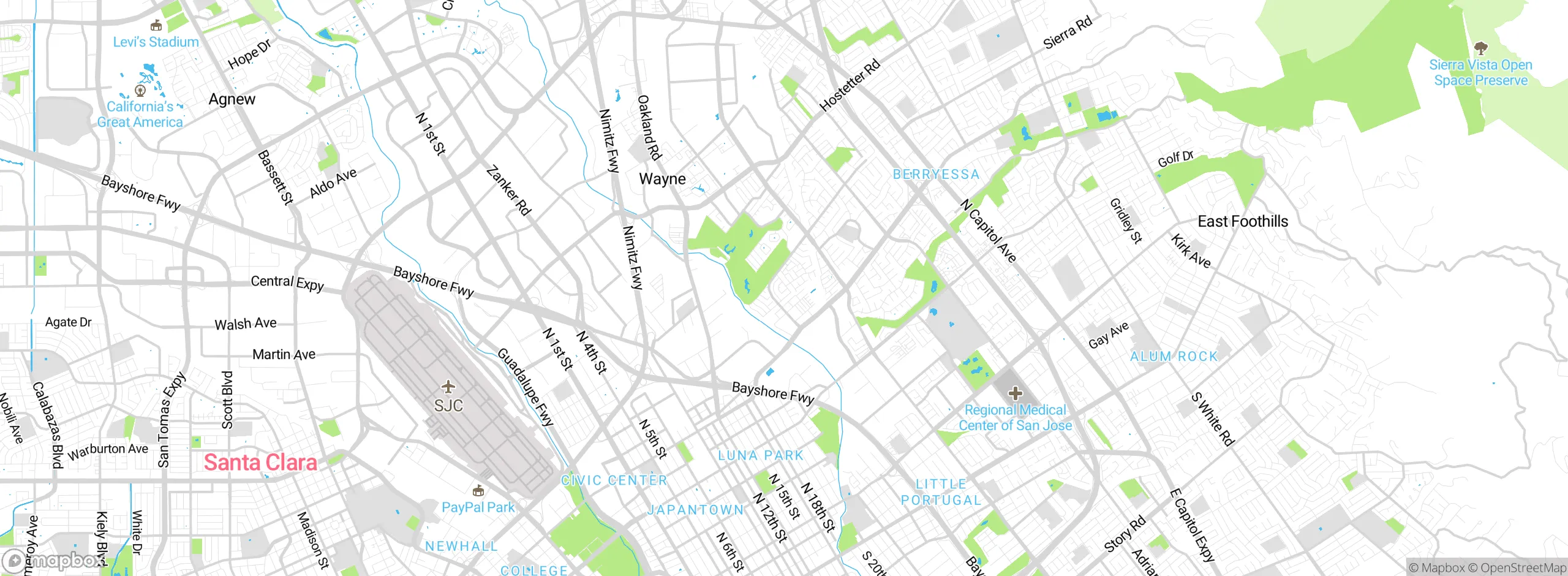 Map showing approximate location