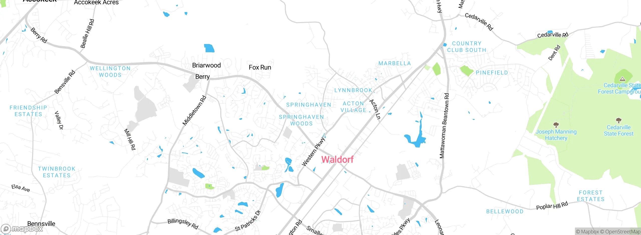 Map showing approximate location