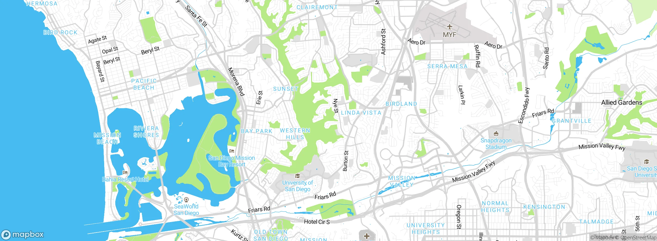 Map showing approximate location
