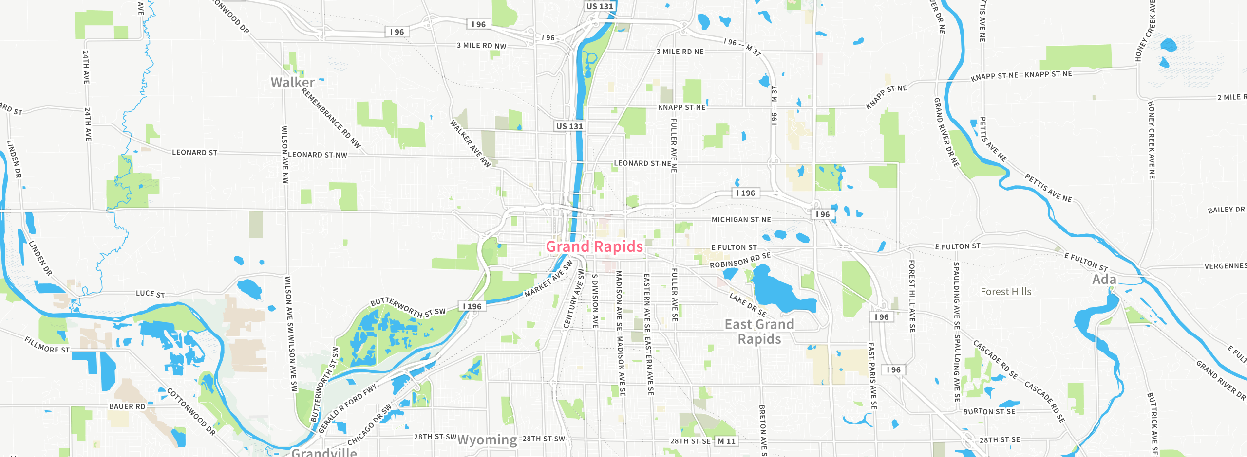 Map showing approximate location