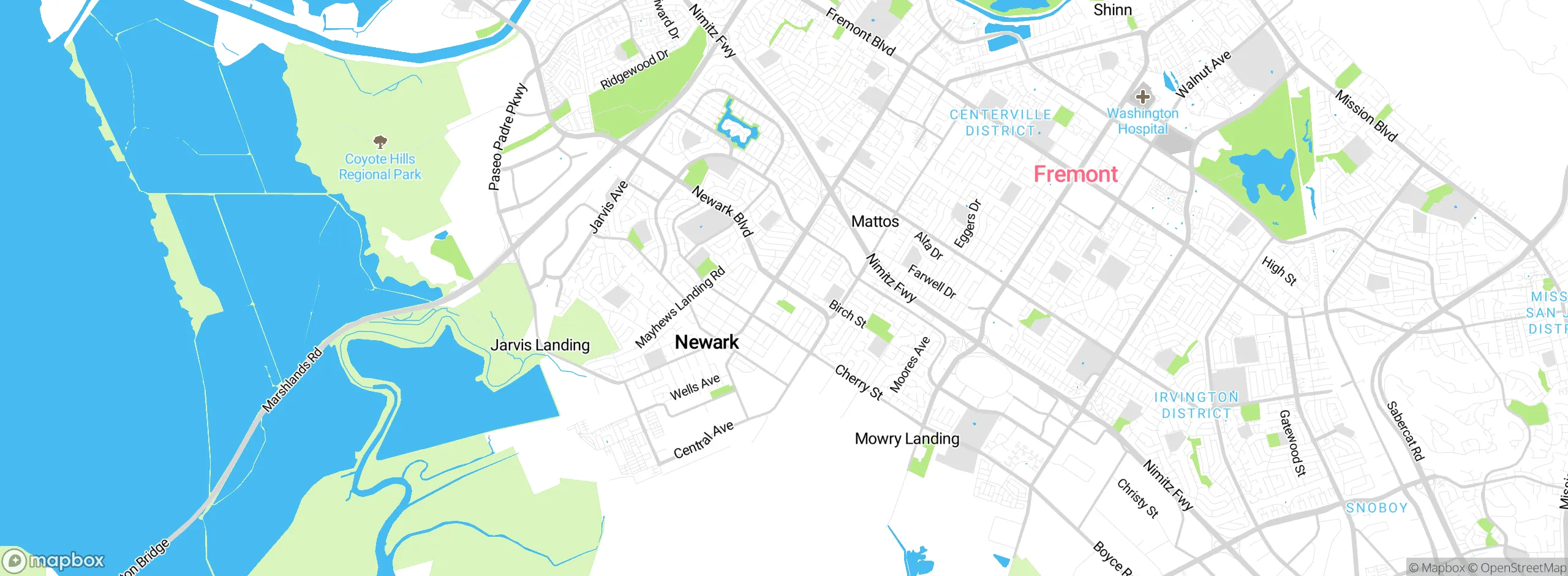 Map showing approximate location