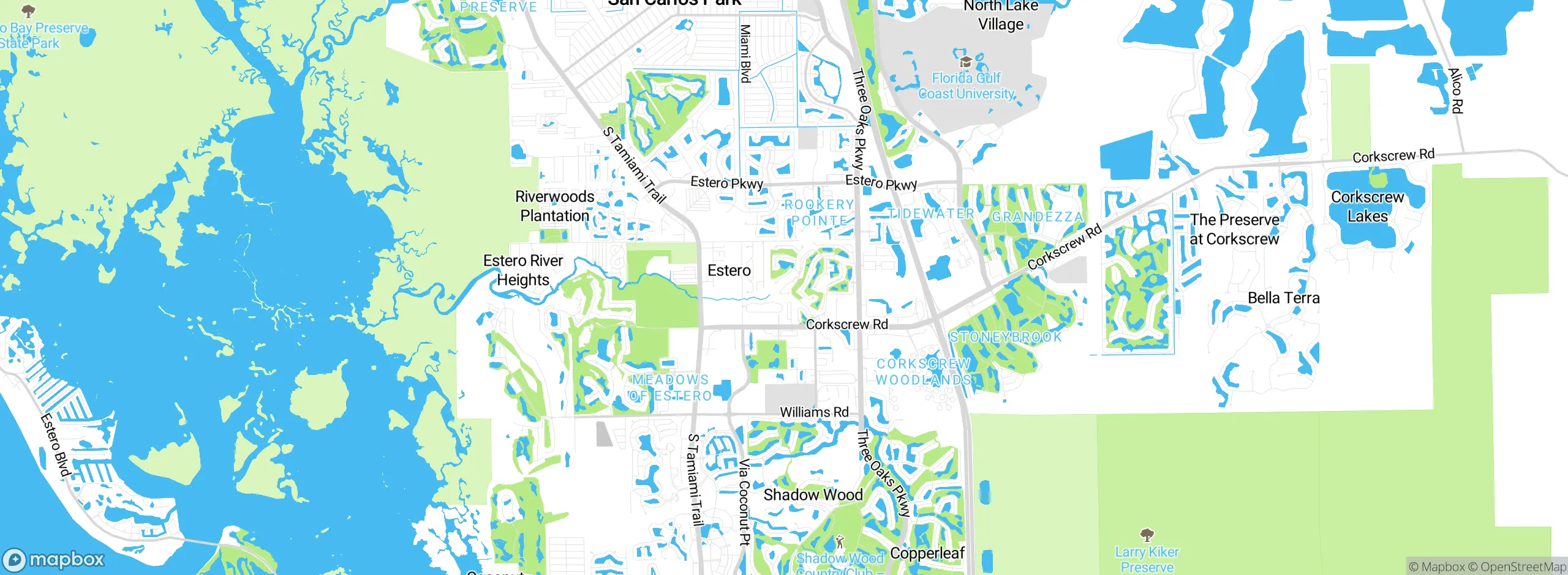 Map showing approximate location