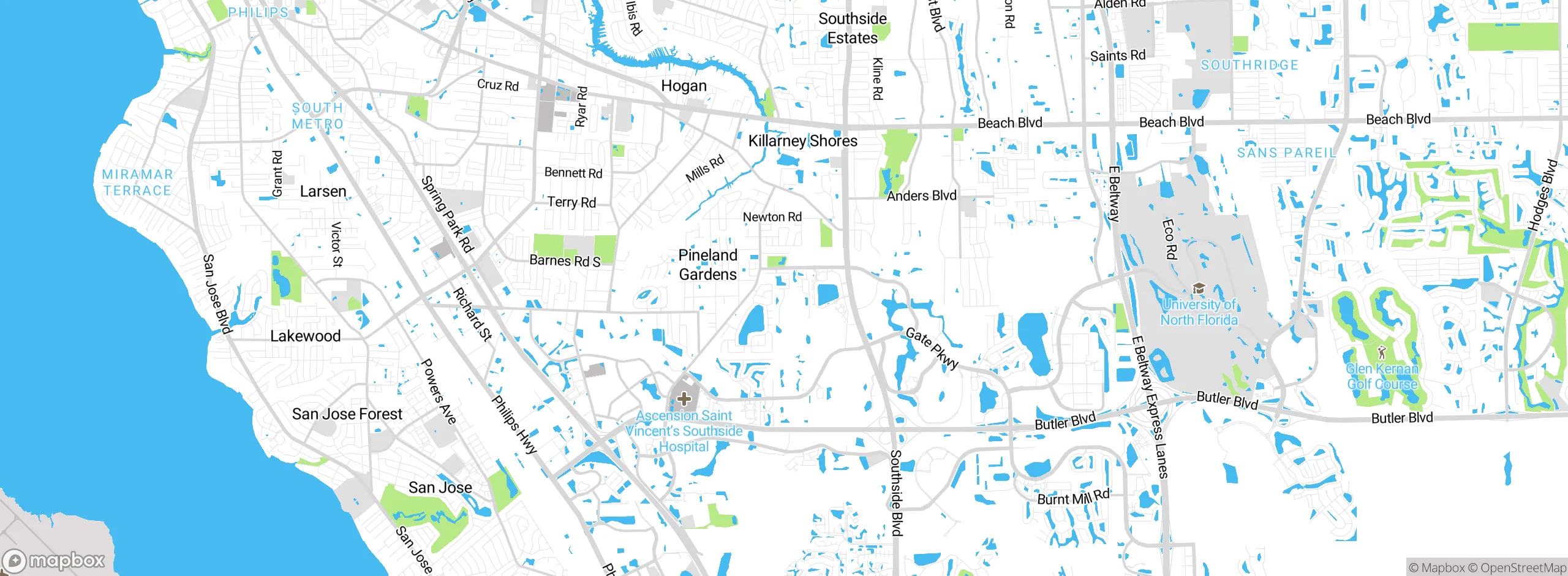 Map showing approximate location