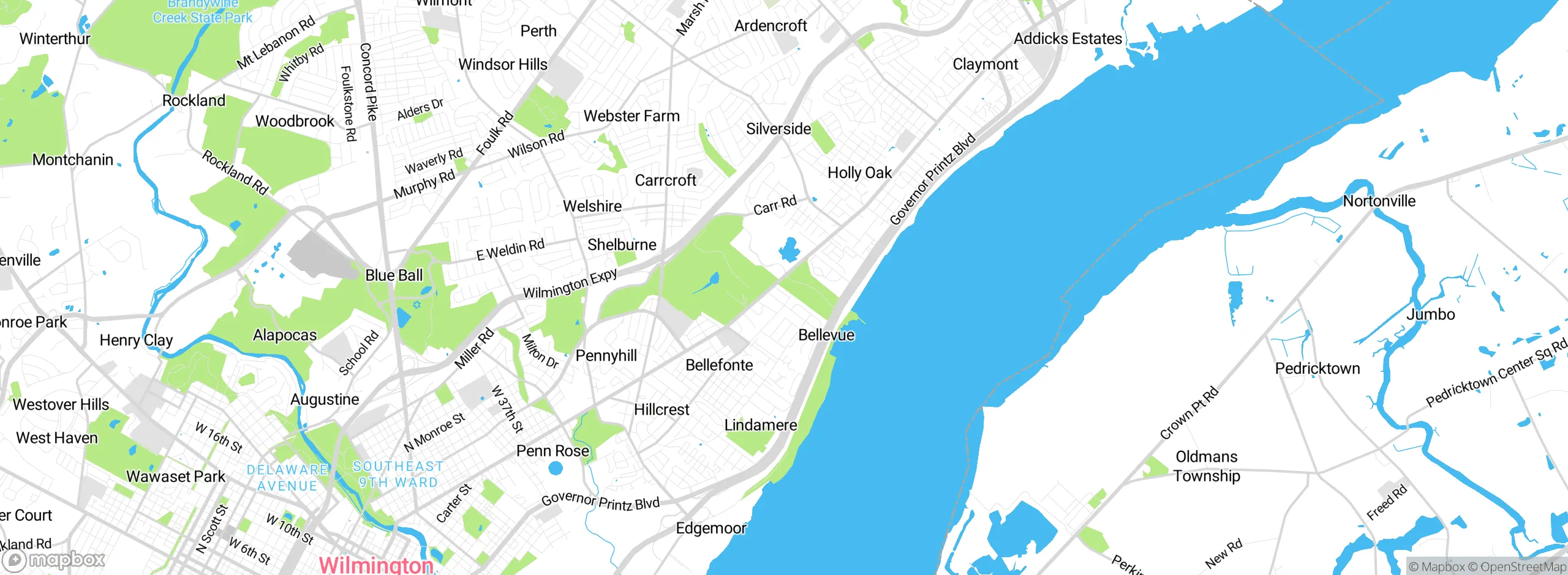 Map showing approximate location