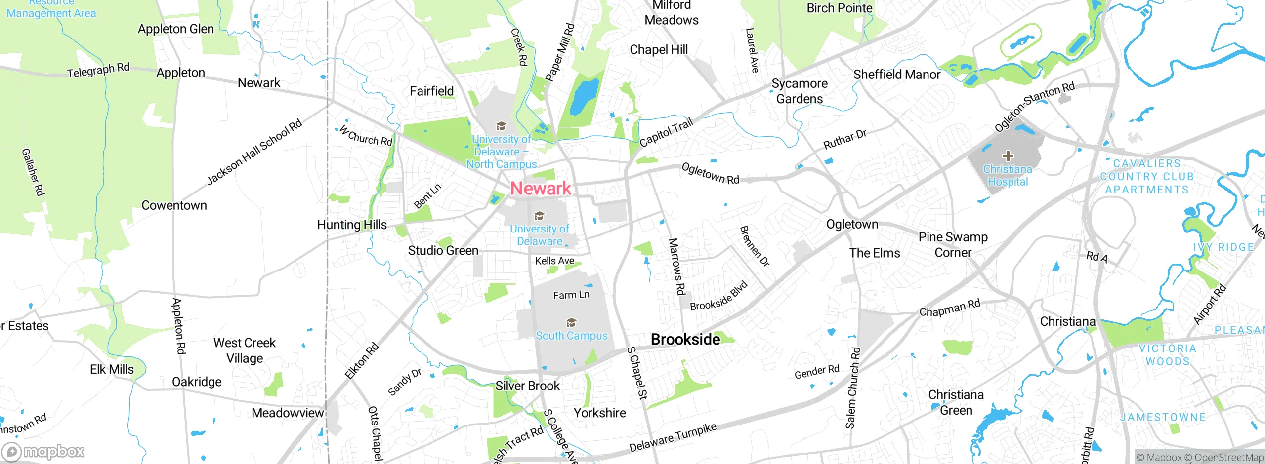 Map showing approximate location