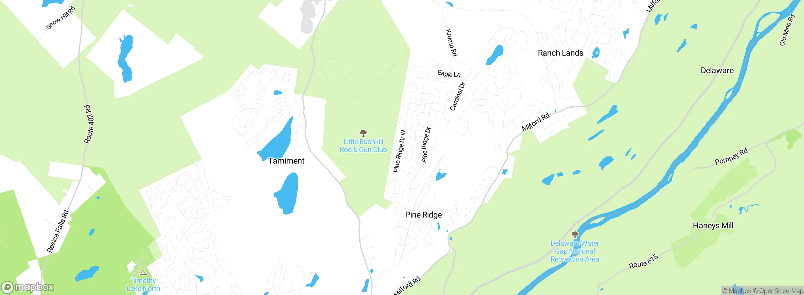 Map showing approximate location
