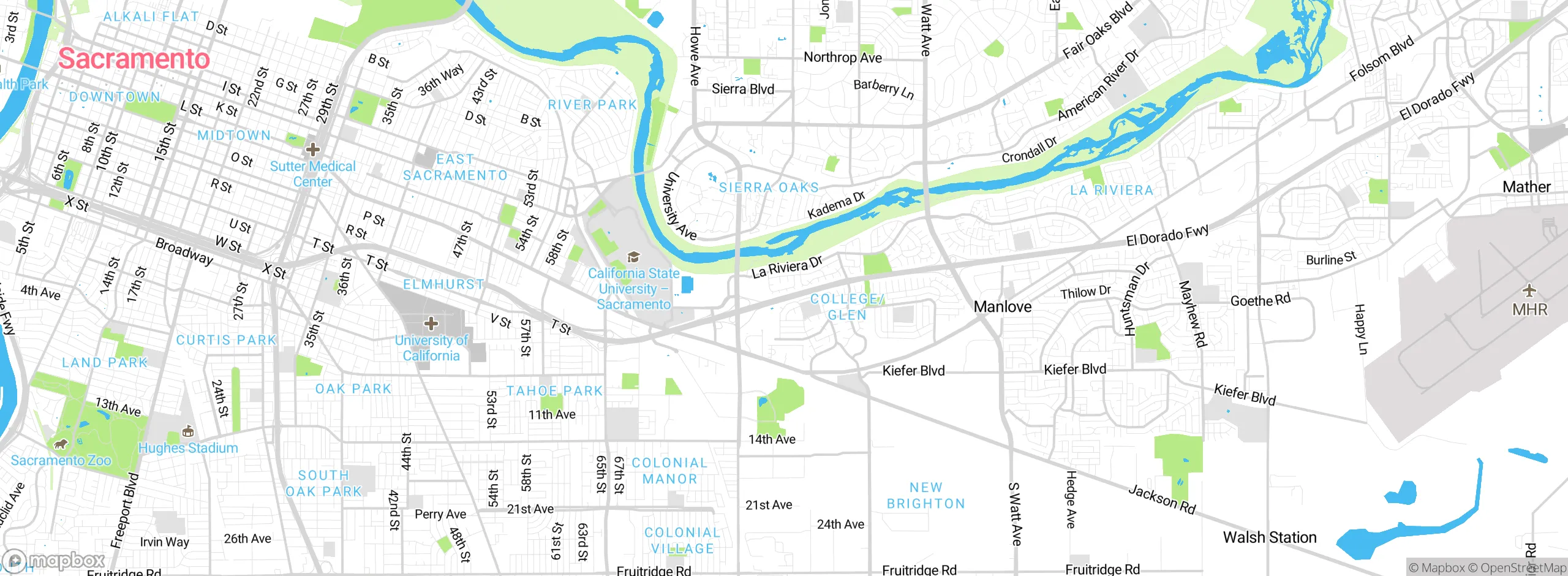 Map showing approximate location