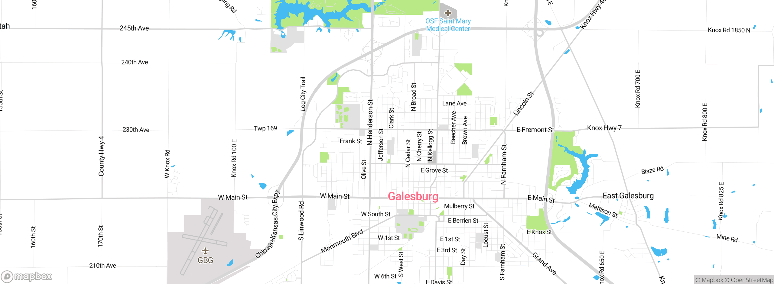 Map showing approximate location