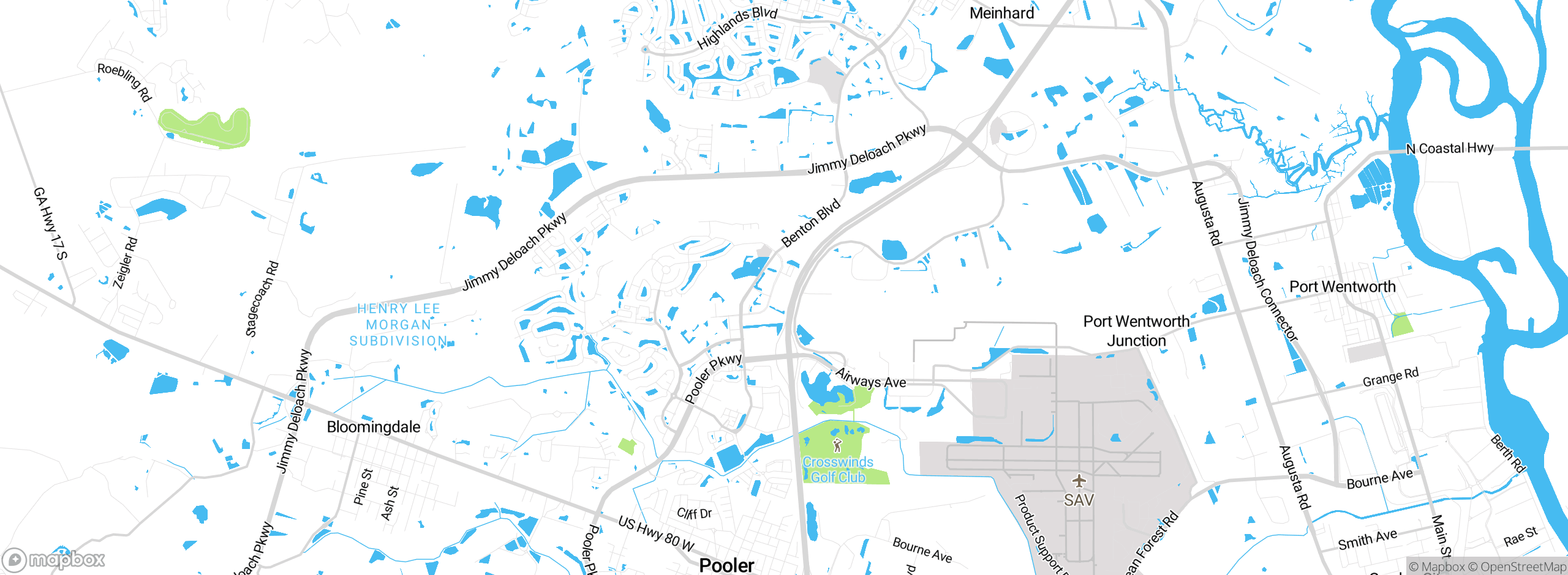Map showing approximate location
