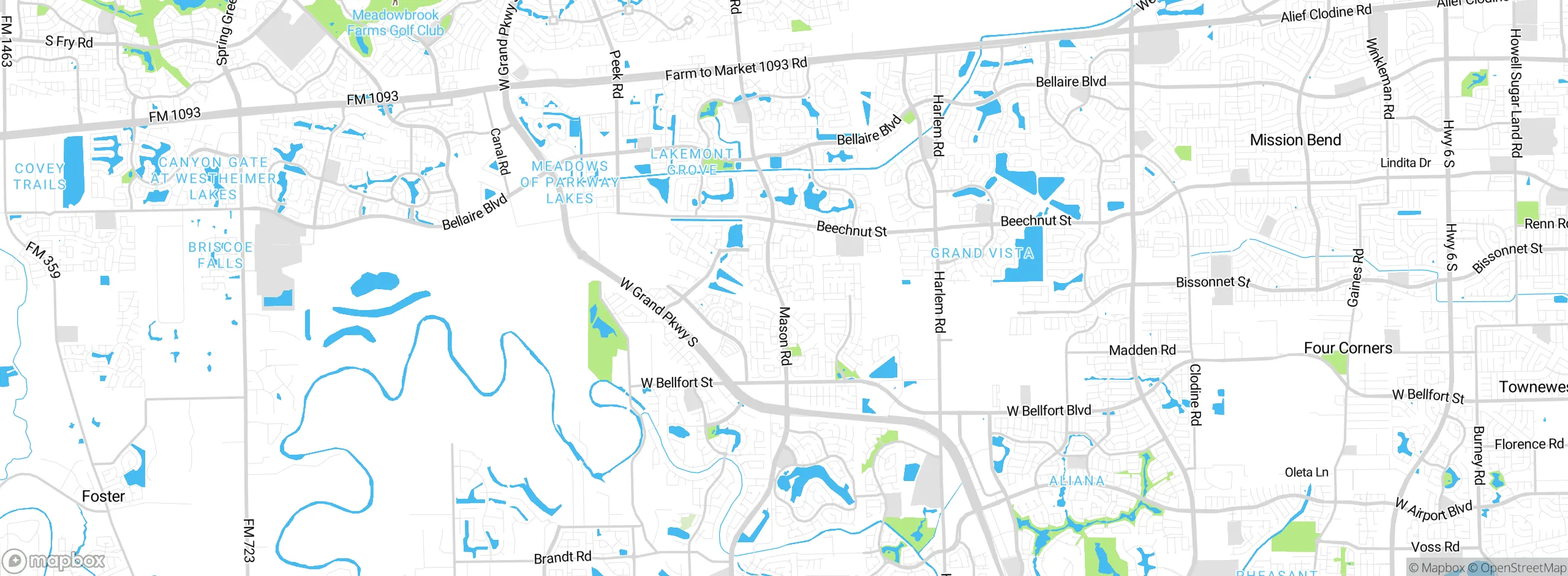 Map showing approximate location