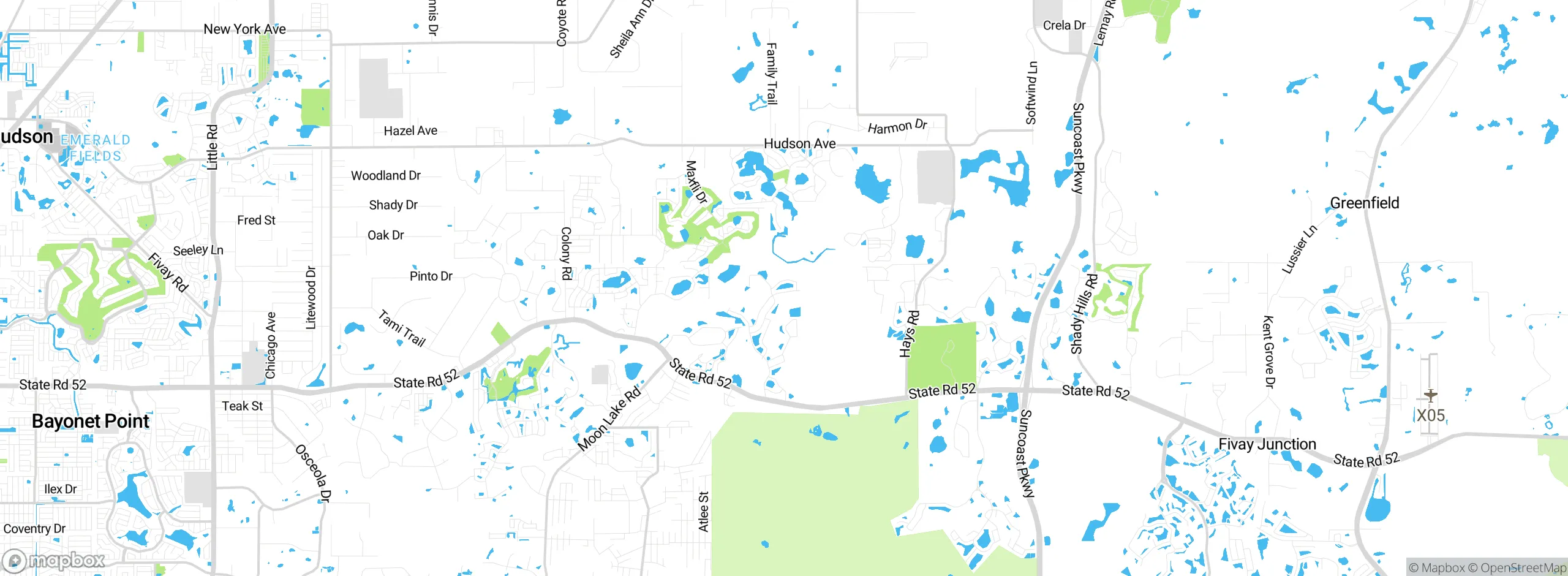 Map showing approximate location