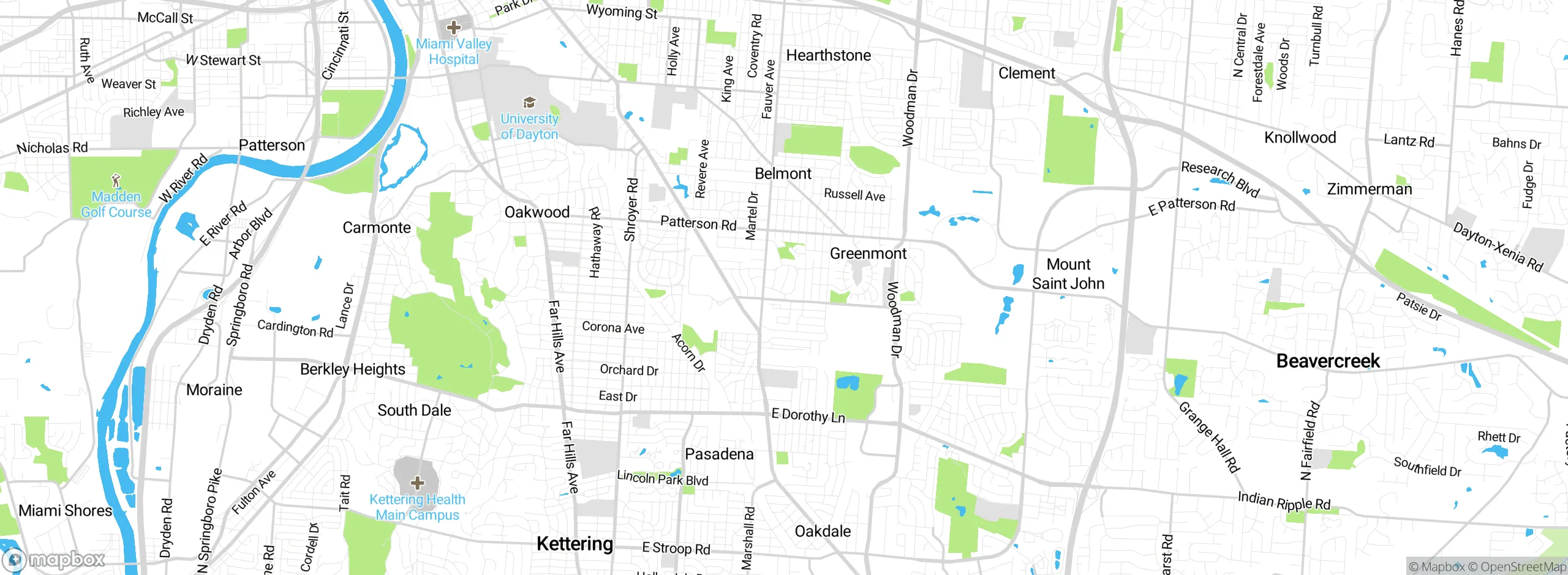 Map showing approximate location