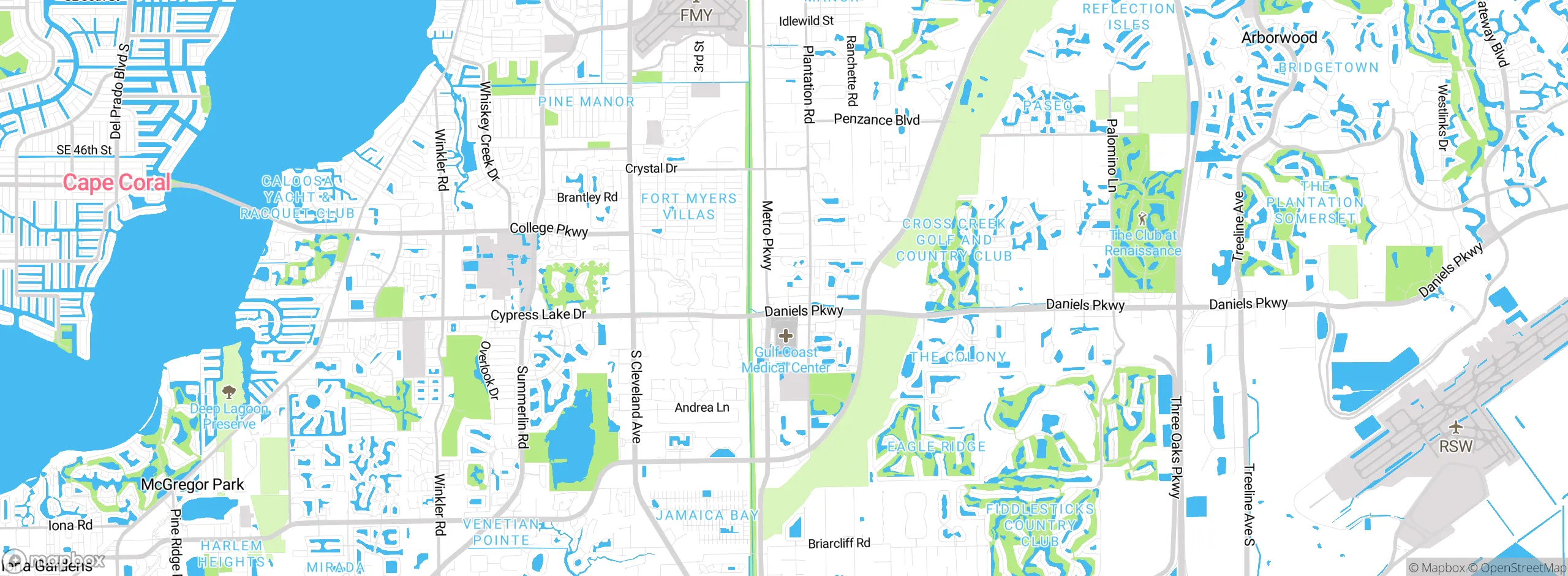 Map showing approximate location