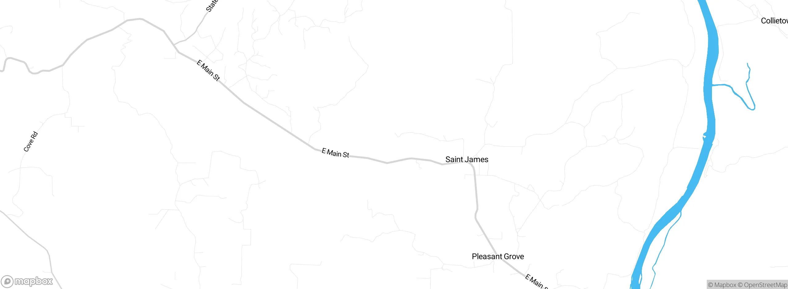 Map showing approximate location