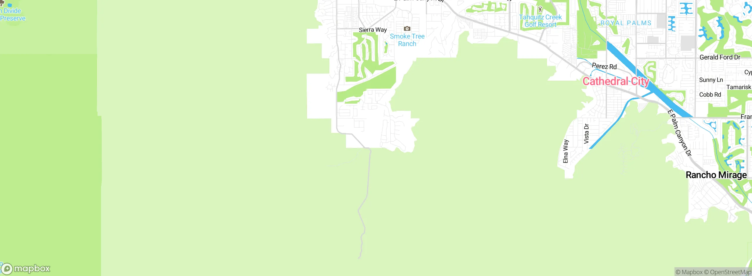 Map showing approximate location