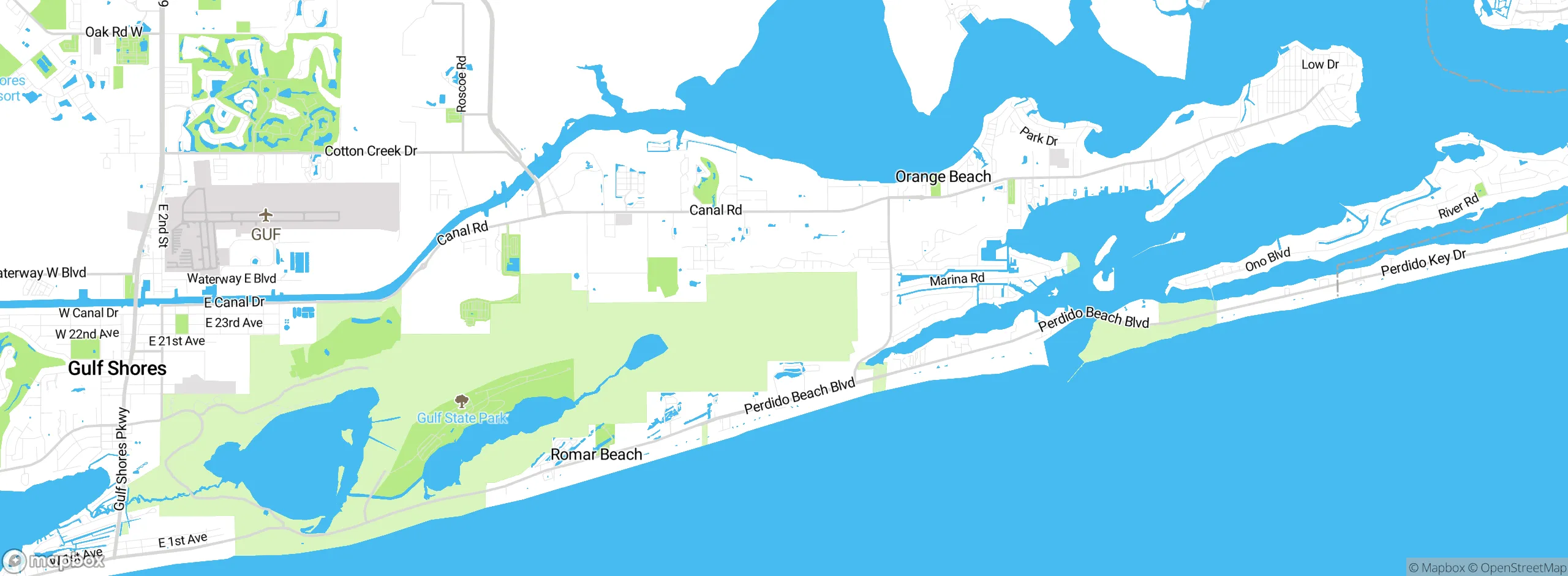 Map showing approximate location