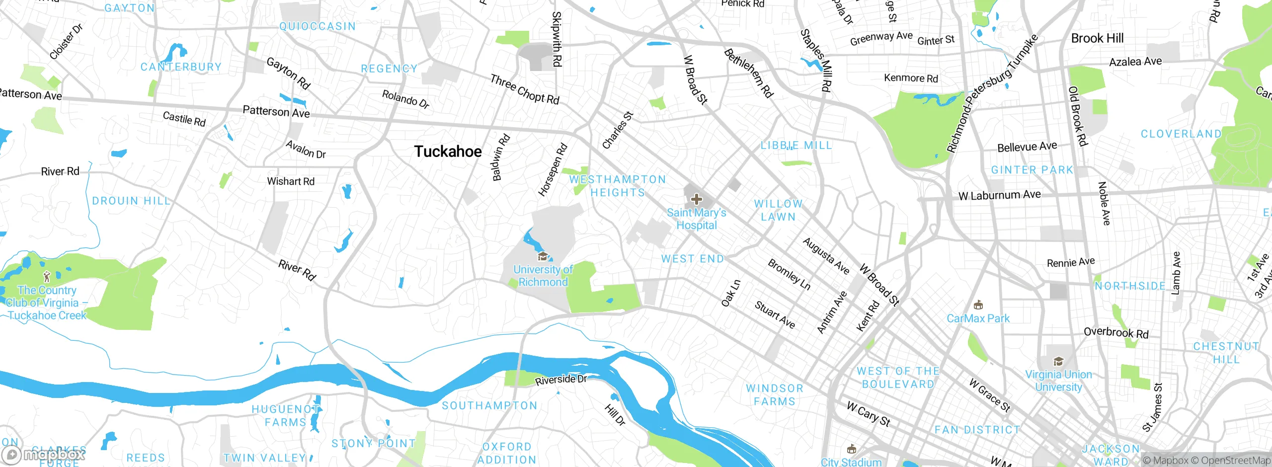 Map showing approximate location