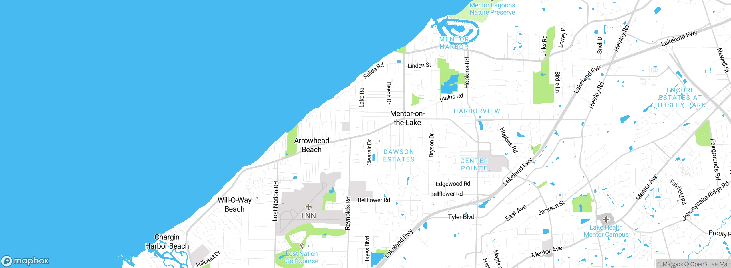 Map showing approximate location