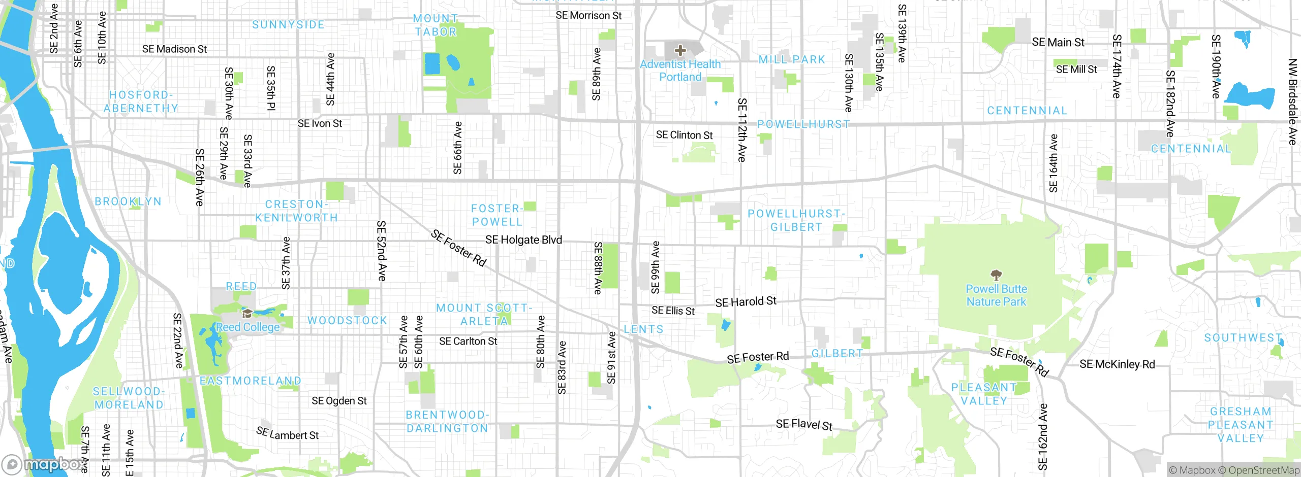 Map showing approximate location