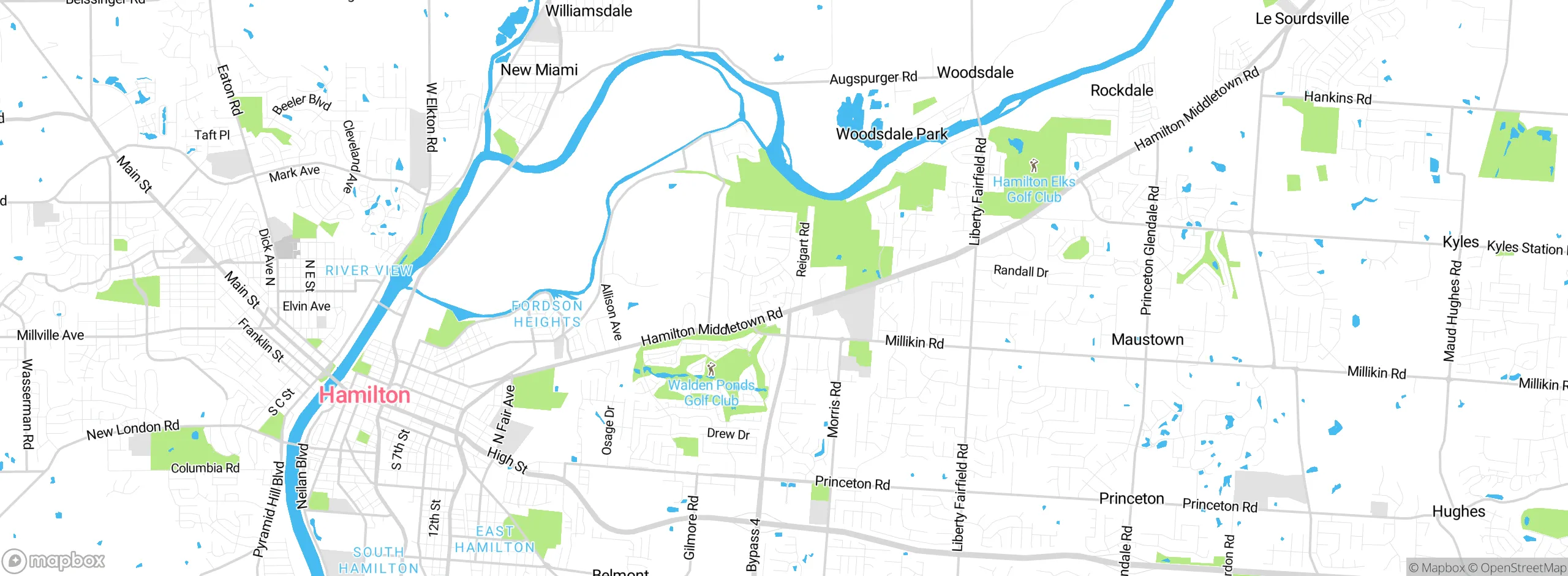 Map showing approximate location