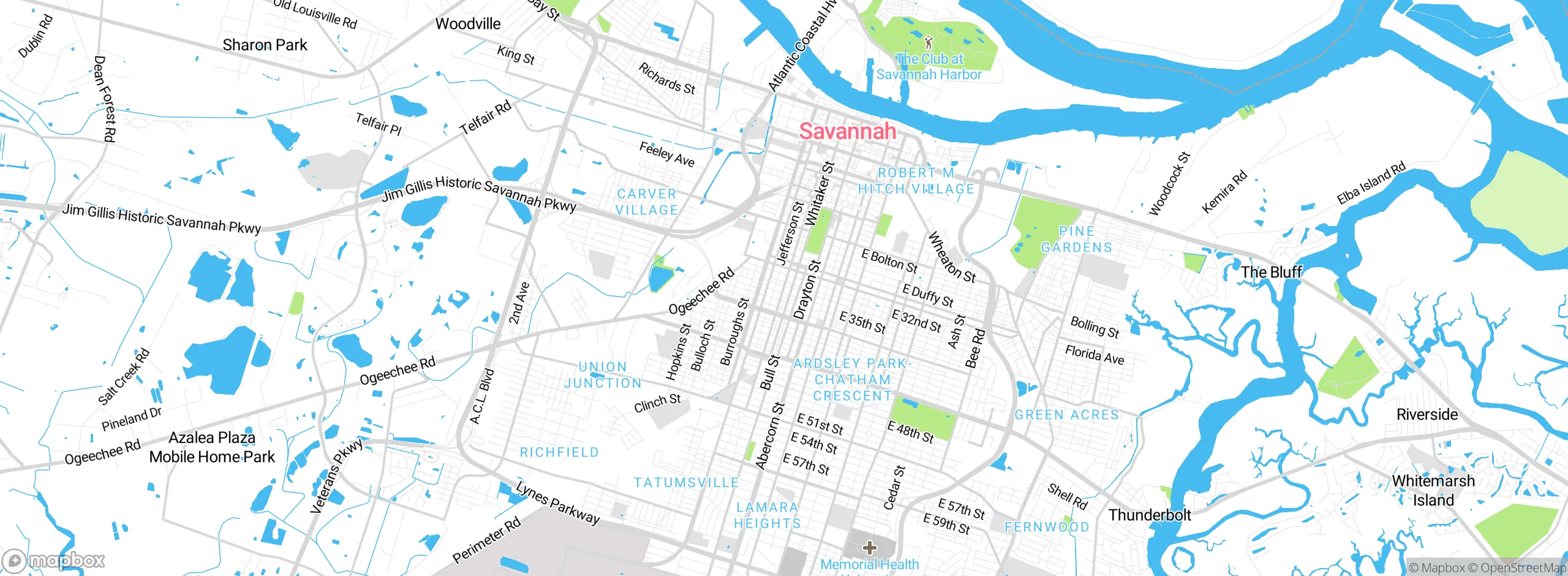 Map showing approximate location