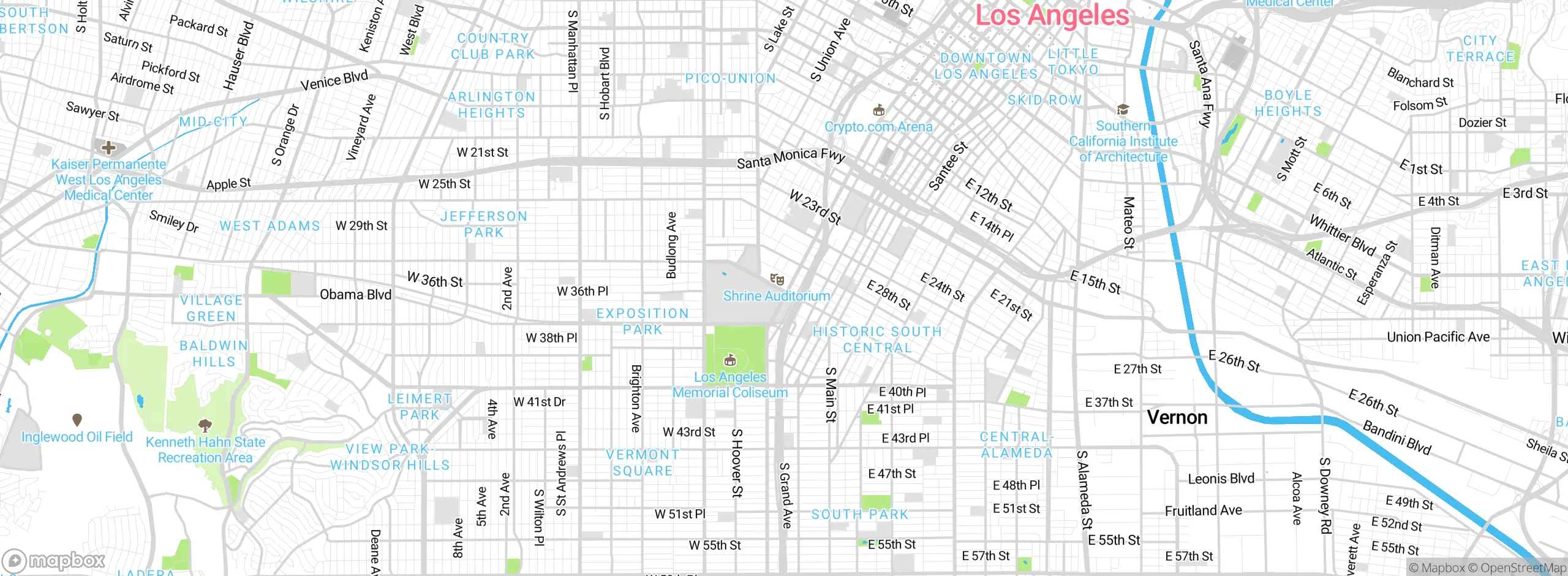 Map showing approximate location