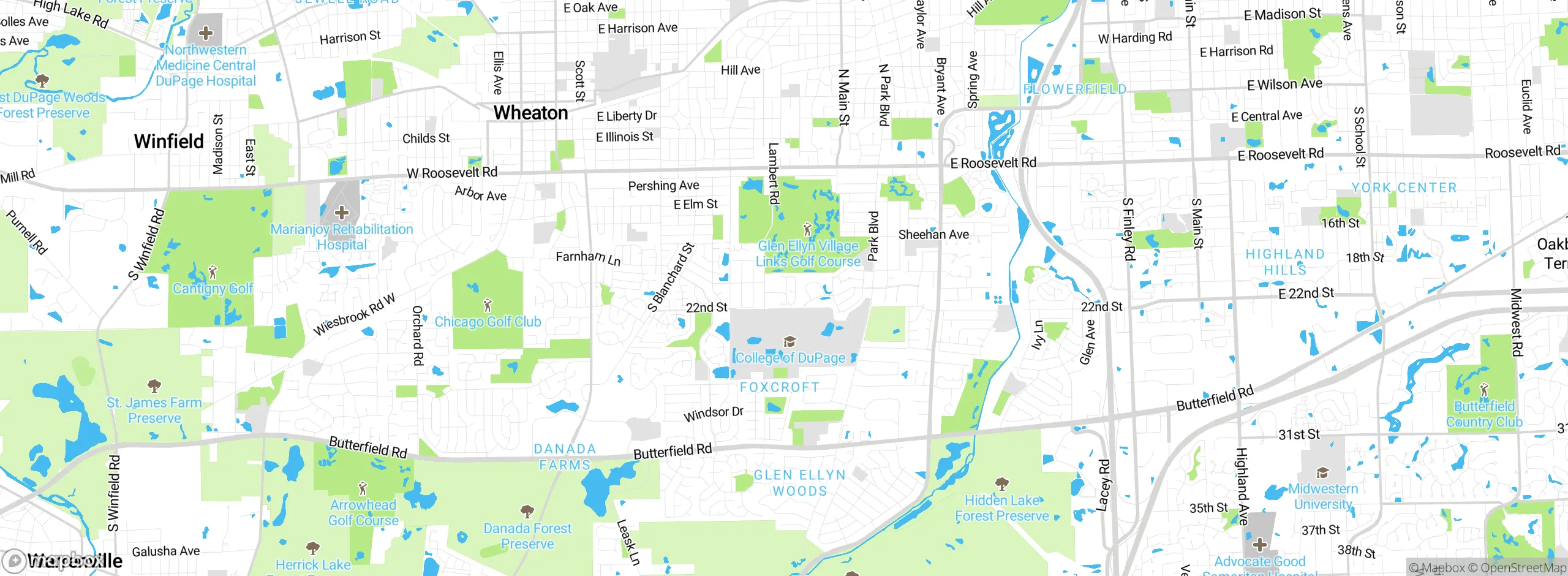 Map showing approximate location