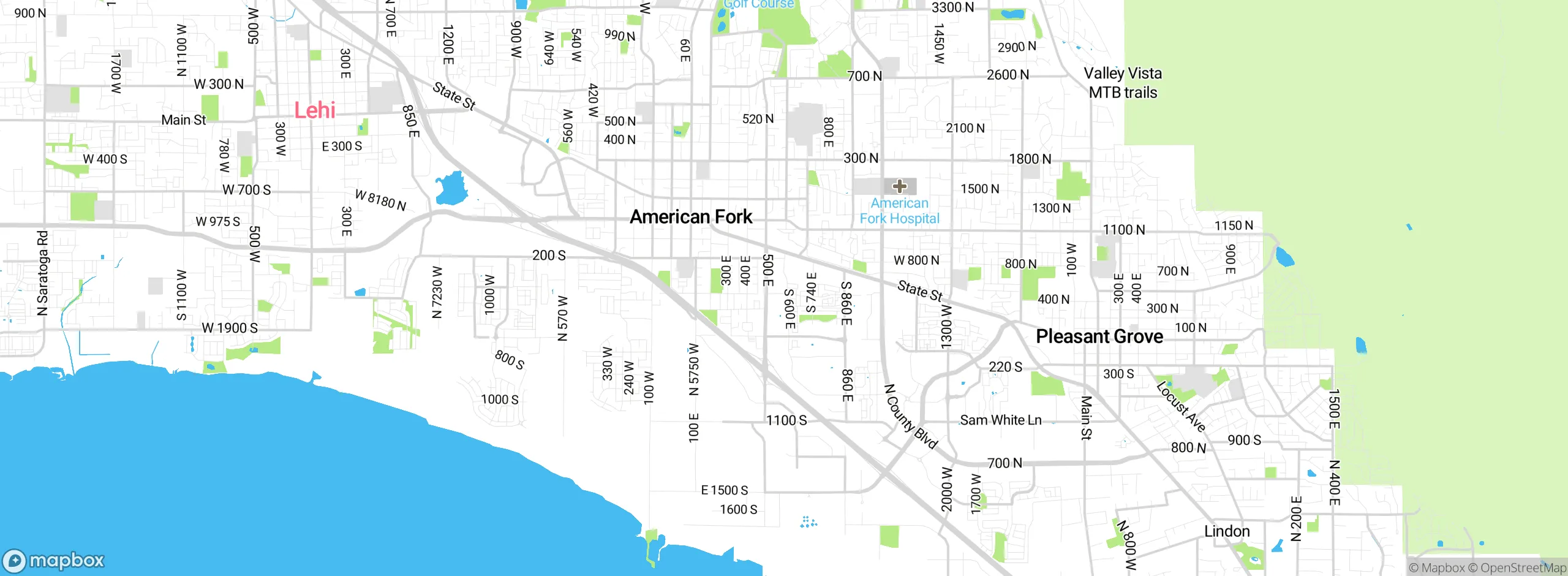 Map showing approximate location