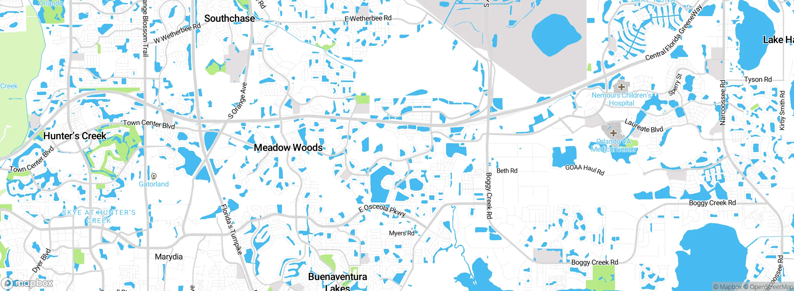 Map showing approximate location