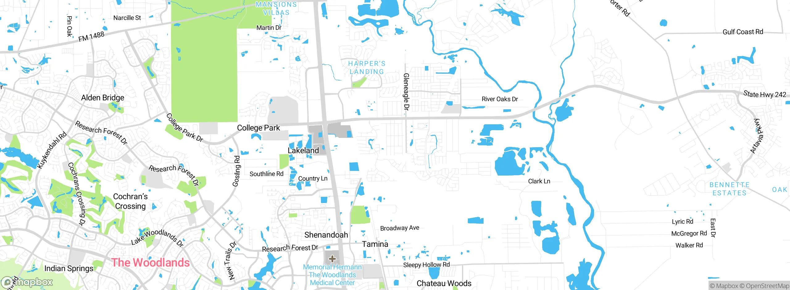 Map showing approximate location