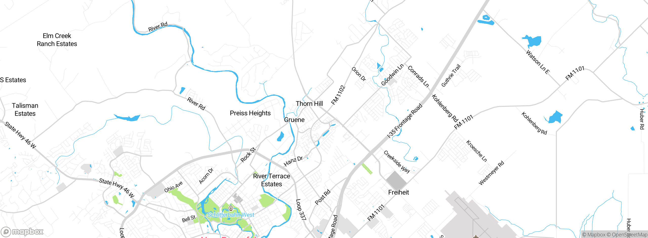 Map showing approximate location