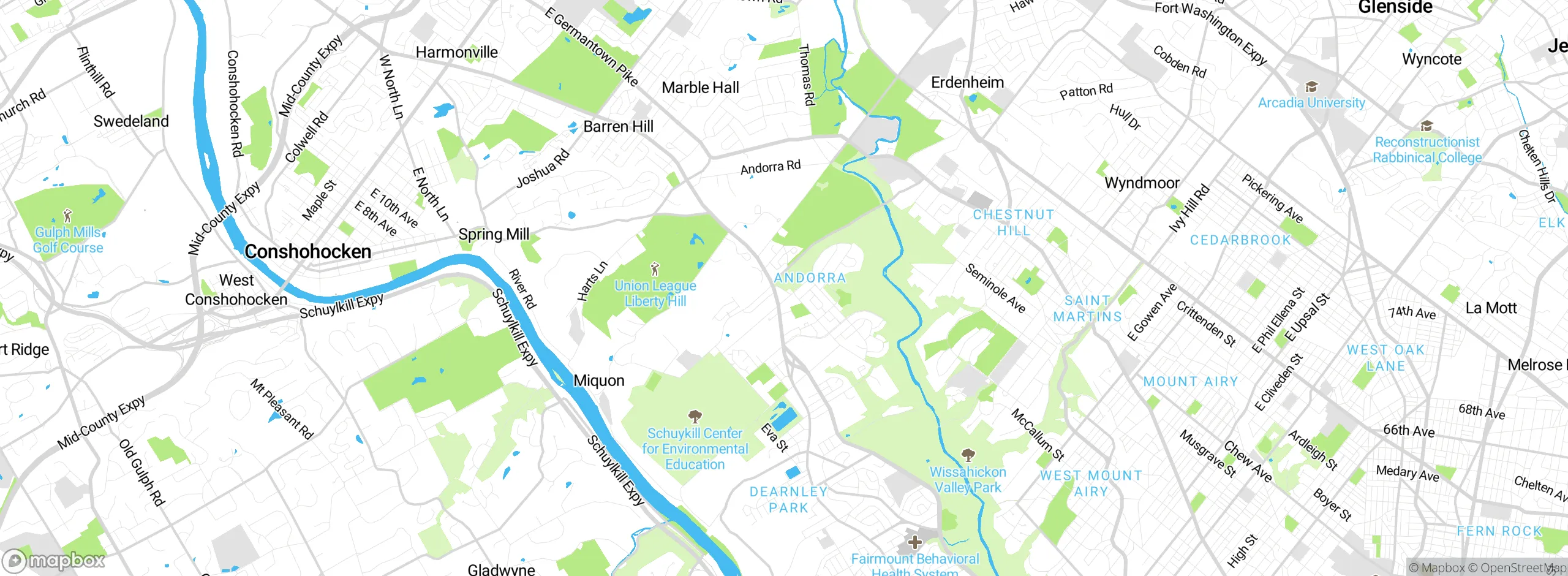 Map showing approximate location