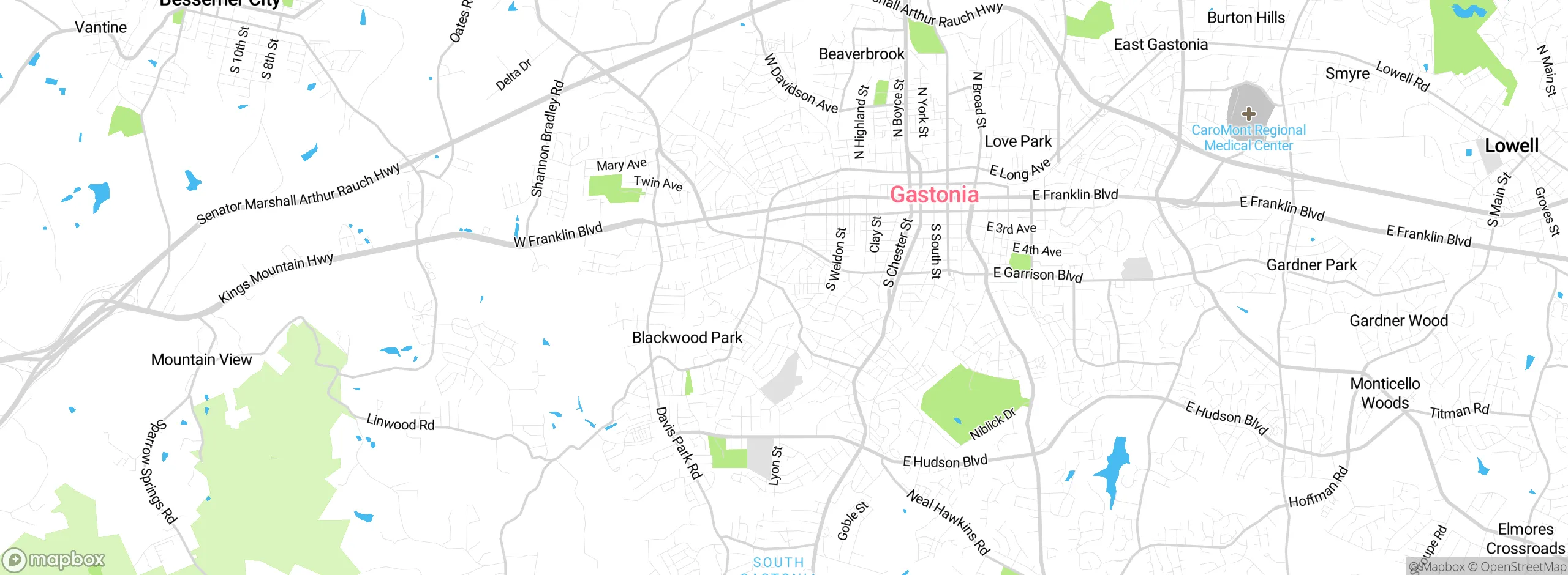Map showing approximate location