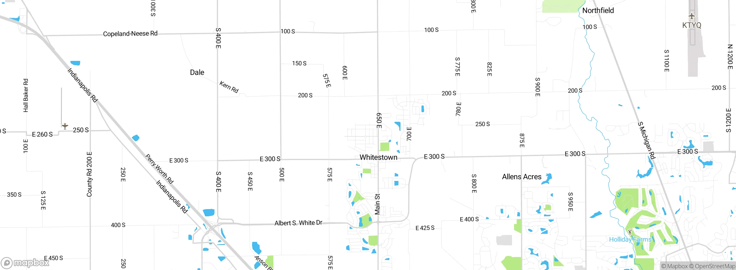 Map showing approximate location