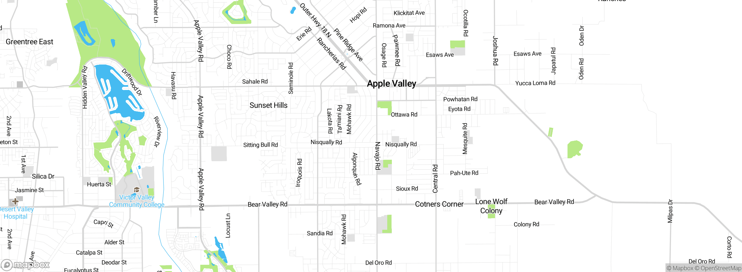 Map showing approximate location