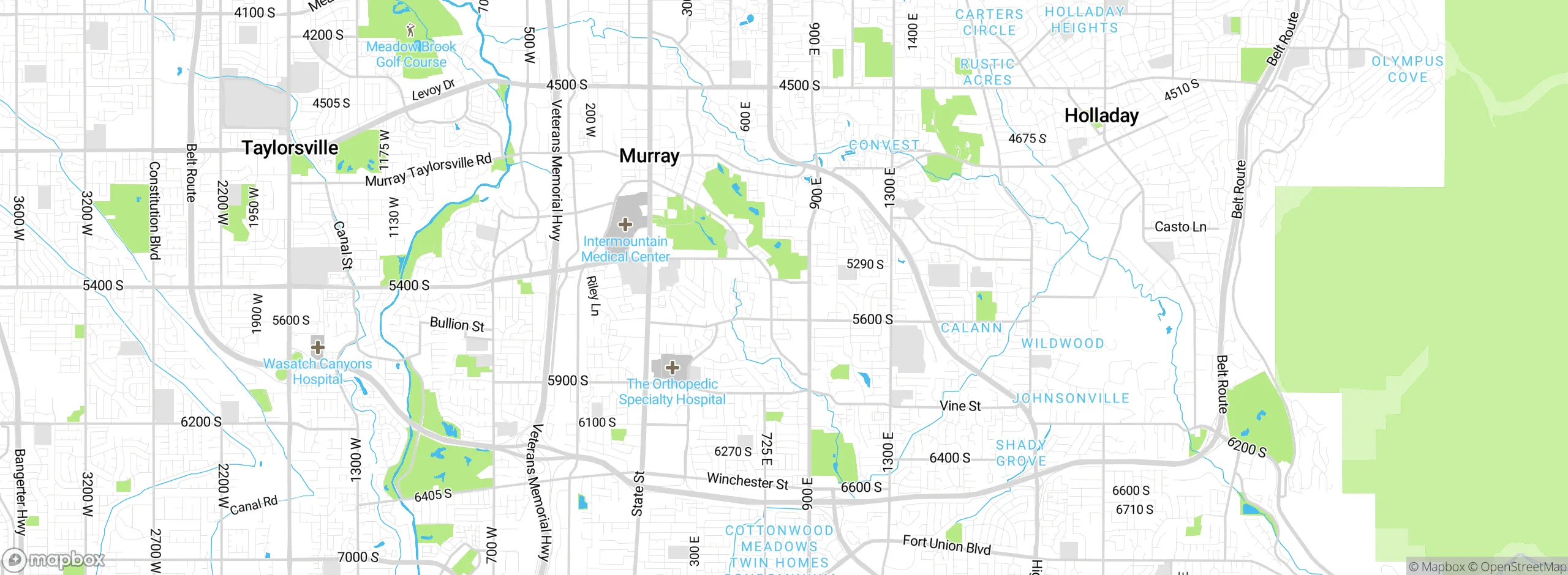 Map showing approximate location