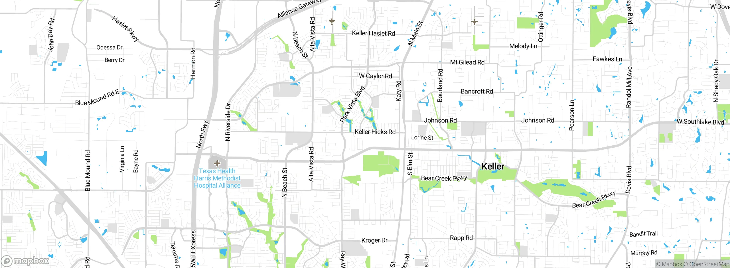Map showing approximate location