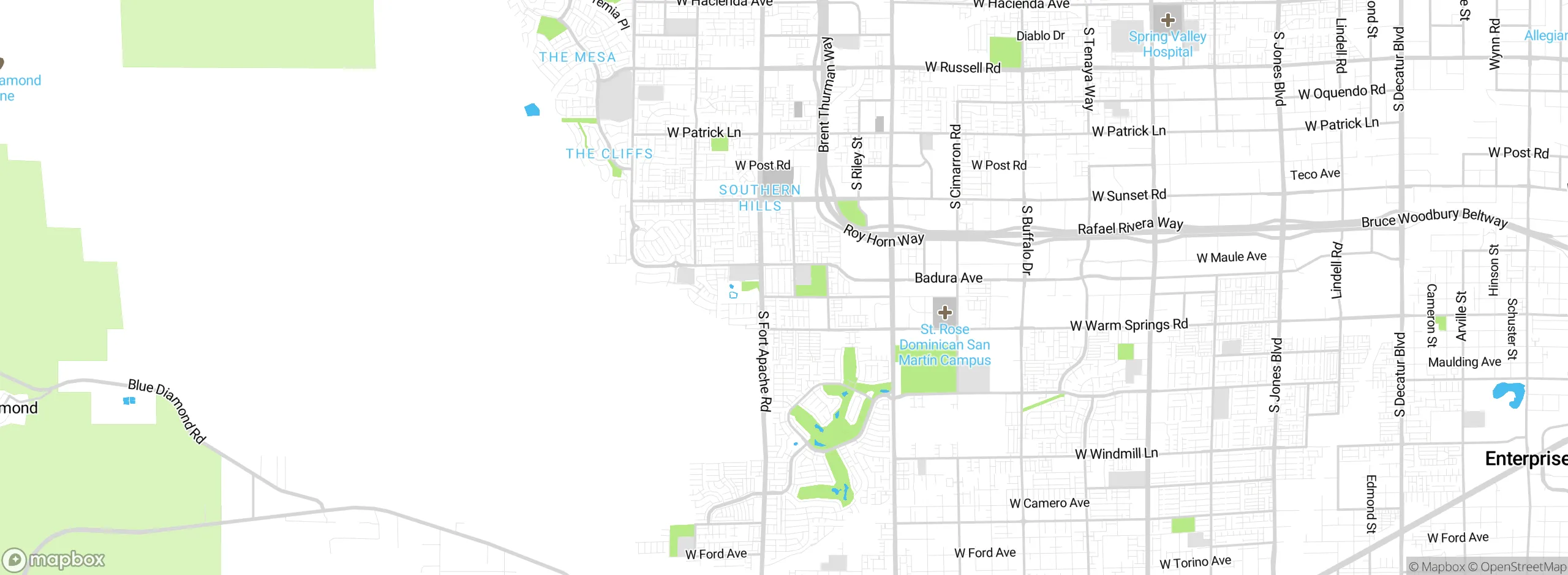 Map showing approximate location