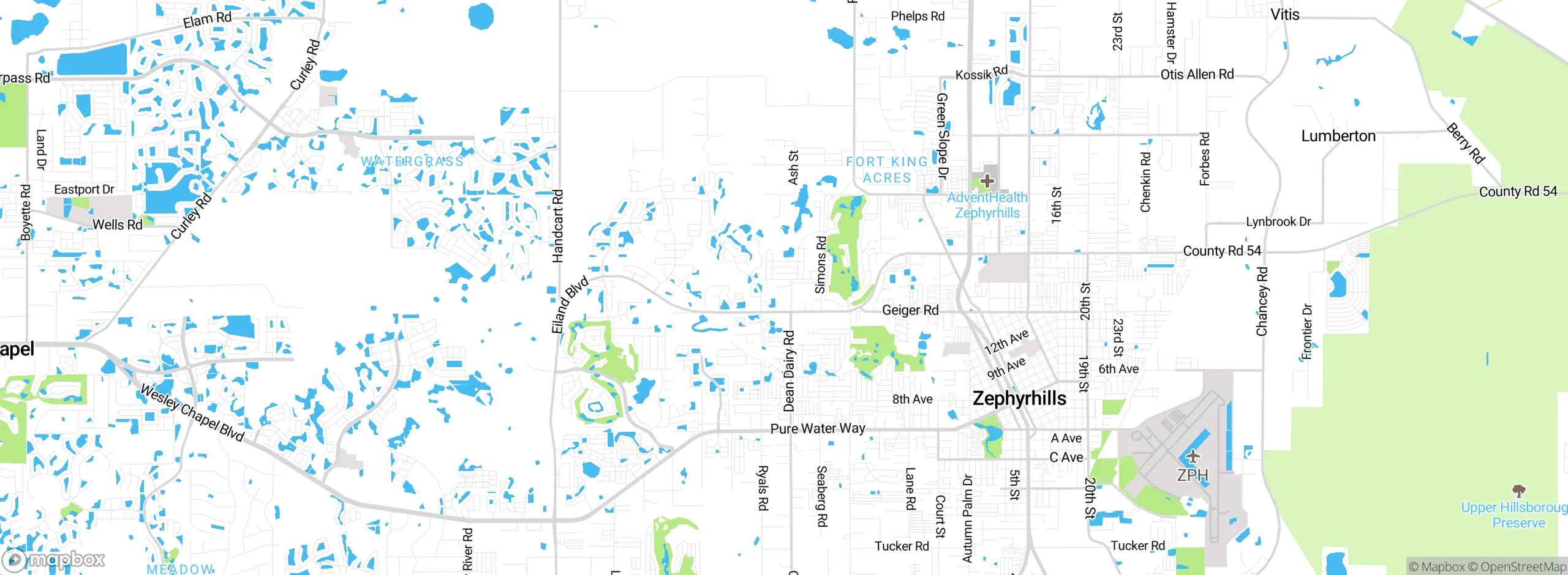 Map showing approximate location