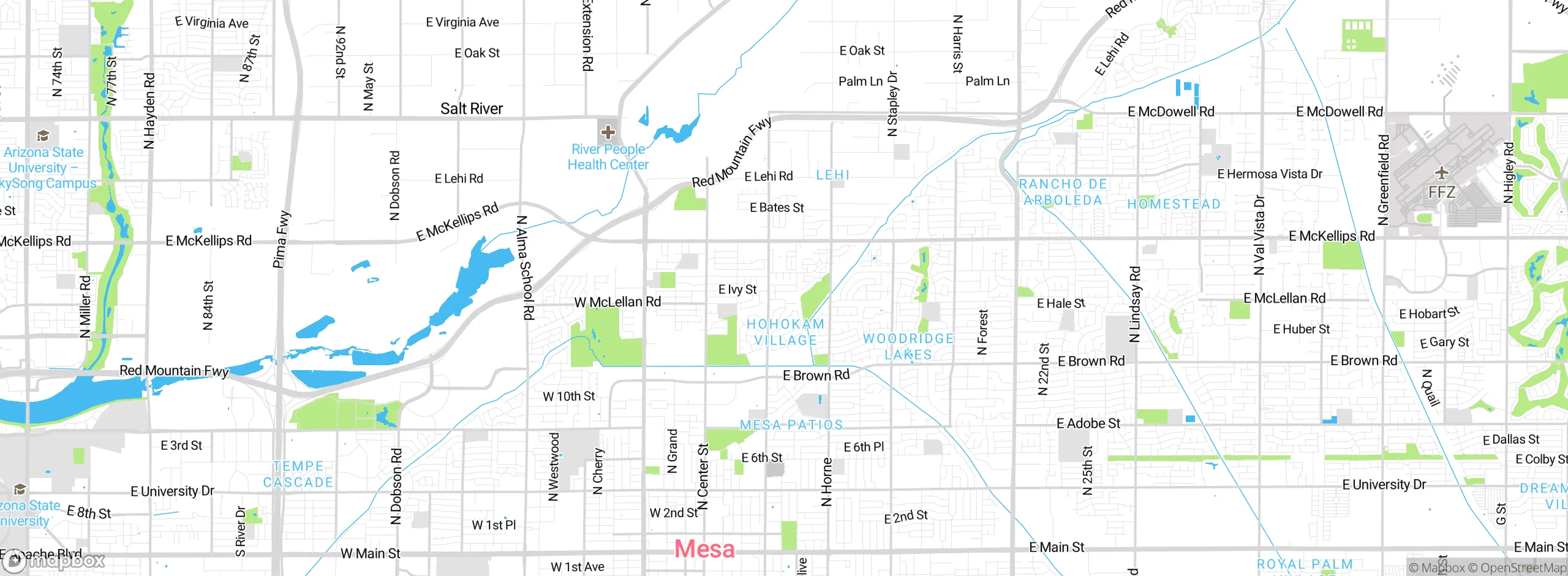 Map showing approximate location
